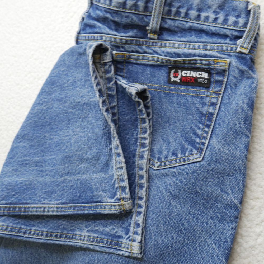 Cinch WRX Jeans Mens 42x36 Flame Resistant FR‎ Blue Denim Workwear HRC-2 - Picture 4 of 15